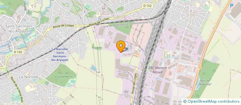 localisation de l'entreprise SIGNALISATION PULICITAIRE HORD MEDIAS à SAINT-GERMAIN-LES-ARPAJON