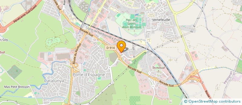 localisation de l'entreprise SIGNAPRINT  PERPIGNAN