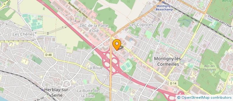 localisation de l'entreprise SIGNASOL à HERBLAY-SUR-SEINE