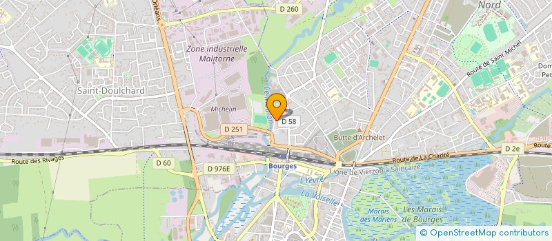 localisation de l'entreprise SIGNATECH à BOURGES
