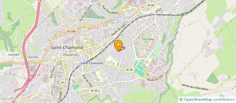 localisation de l'entreprise SIGNATEX  SAINT-CHAMOND