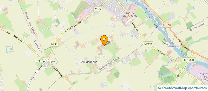 localisation de l'entreprise SIGNATURE à QUESNOY-SUR-DEULE