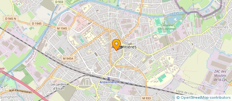 localisation de l'entreprise SIGNATURE à ARMENTIERES