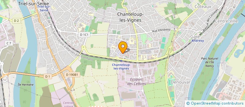 localisation de l'entreprise SIGNATURE à CHANTELOUP-LES-VIGNES