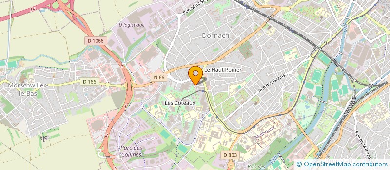 localisation de l'entreprise SIGNATURE 68  MULHOUSE