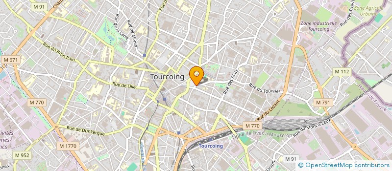 localisation de l'entreprise SIGNATURE  TOURCOING