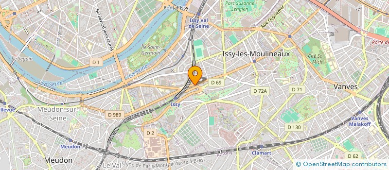 localisation de l'entreprise SIGNATURE à ISSY-LES-MOULINEAUX