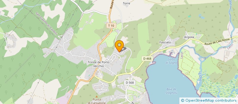localisation de l'entreprise SIGNATURE à PORTO-VECCHIO