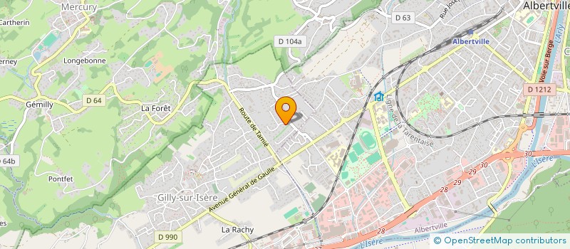 localisation de l'entreprise SIGNATURE ATELIER D'ART  GILLY-SUR-ISERE