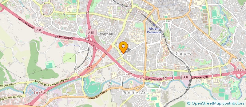 localisation de l'entreprise SIGNATURE AUTOMOBILE GROUPE à AIX EN PROVENCE