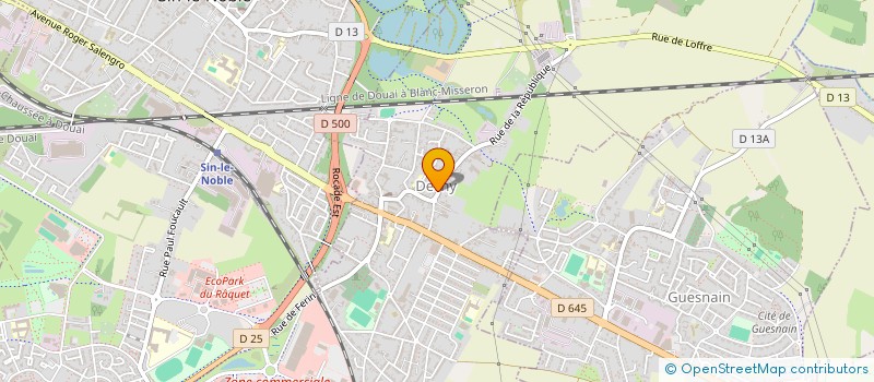 localisation de l'entreprise SIGNATURE BOIS  DECHY