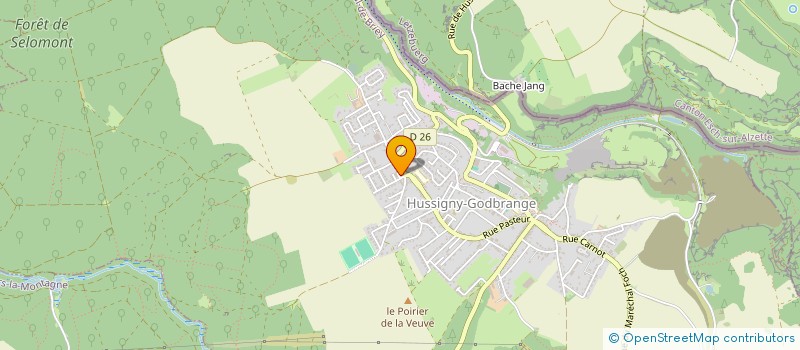 localisation de l'entreprise SIGNATURE BS  HUSSIGNY-GODBRANGE