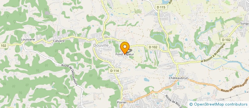 localisation de l'entreprise SIGNATURE BTP  SAINTE-ANNE