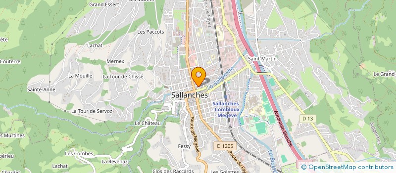 localisation de l'entreprise SIGNATURE BY DELPHINE  SALLANCHES