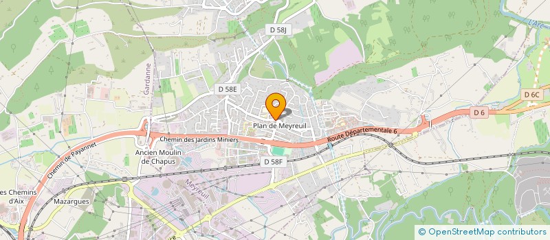 localisation de l'entreprise SIGNATURE COIFFURE  MEYREUIL