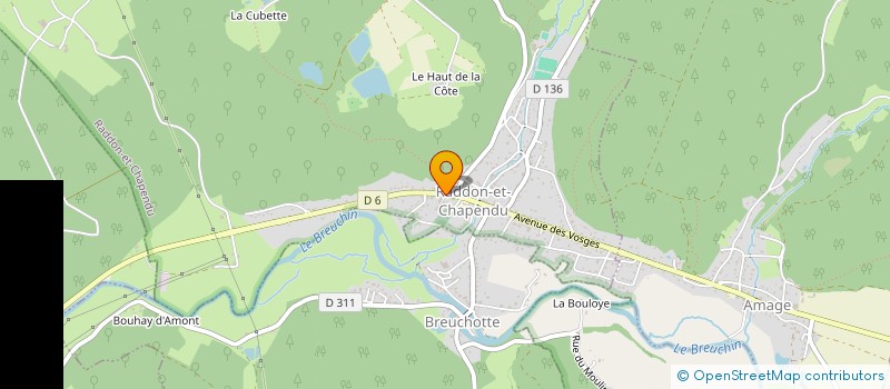 localisation de l'entreprise SIGNATURE CREATION  RADDON-ET-CHAPENDU