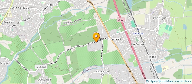 localisation de l'entreprise SIGNATURE D HOLDING  CADAUJAC