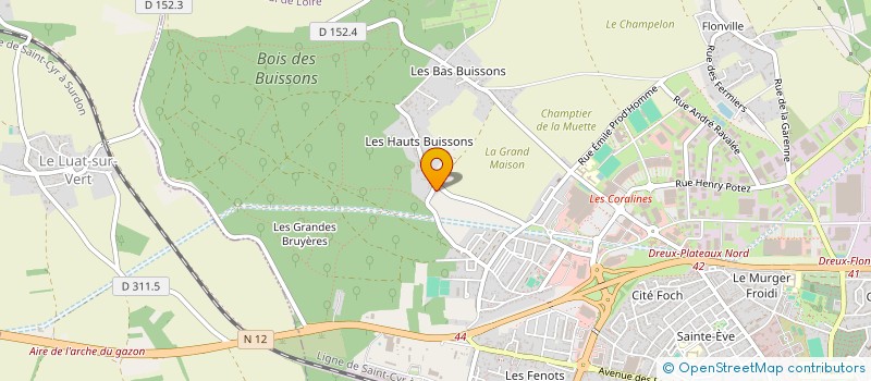 localisation de l'entreprise SIGNATURE D'INTERIEUR à DREUX
