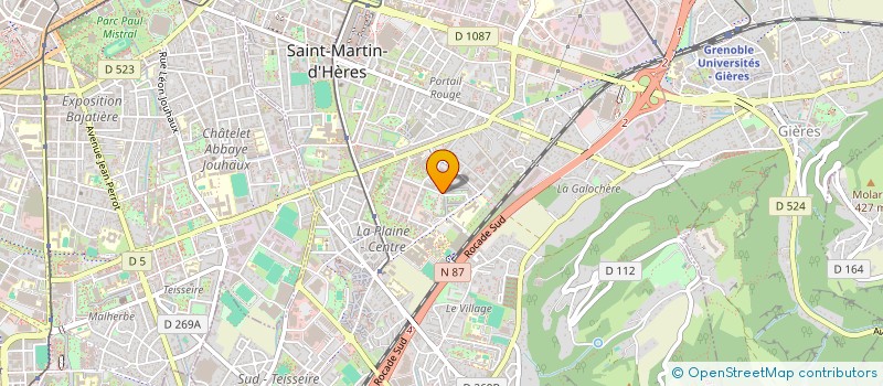 localisation de l'entreprise SIGNATURE DECOR  SAINT-MARTIN-D'HERES