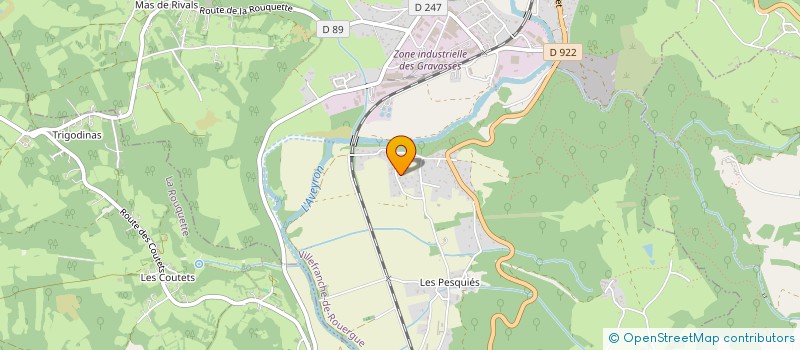 localisation de l'entreprise SIGNATURE DOOF DESIGN  VILLEFRANCHE-DE-ROUERGUE