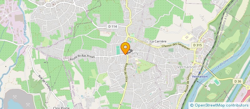 localisation de l'entreprise SIGNATURE ETINCELLES  CHARLY