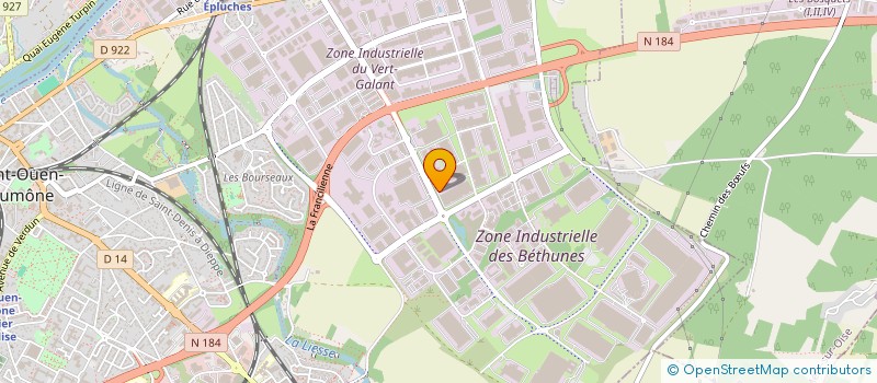 localisation de l'entreprise SIGNATURE GOLF  SAINT-OUEN-L'AUMONE