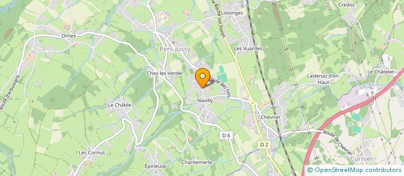 localisation de l'entreprise SIGNATURE IMMO  PERS-JUSSY