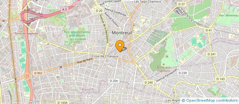 localisation de l'entreprise SIGNATURE INES.H à MONTREUIL