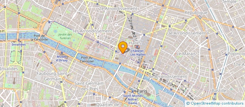 localisation de l'entreprise SIGNATURE INTERIEUR à PARIS