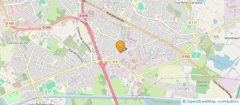 localisation de l'entreprise SIGNATURE MOTORS GROUP  LES PONTS-DE-CE