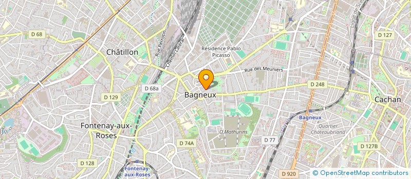 localisation de l'entreprise SIGNATURE & PIERRE à BAGNEUX