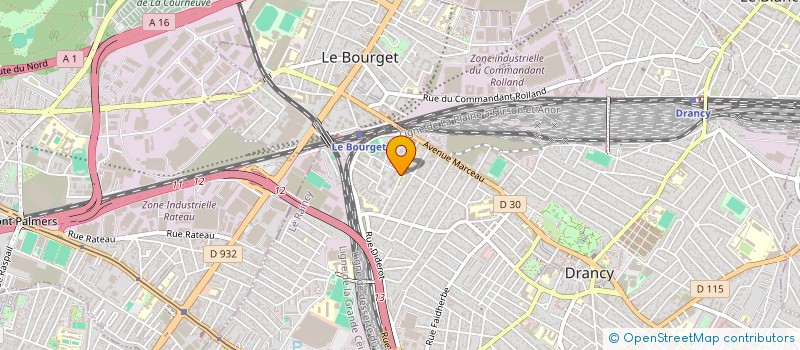 localisation de l'entreprise SIGNATURE RESEAUX  DRANCY