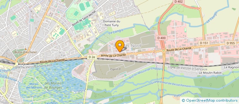 localisation de l'entreprise SIGNATURE TECHNOLOGIES RACING  BOURGES