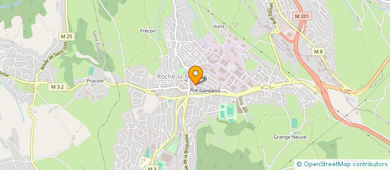 localisation de l'entreprise SIGNATURES  ROCHE-LA-MOLIERE