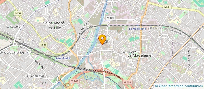localisation de l'entreprise SIGNATURESPRIVEES à LA MADELEINE