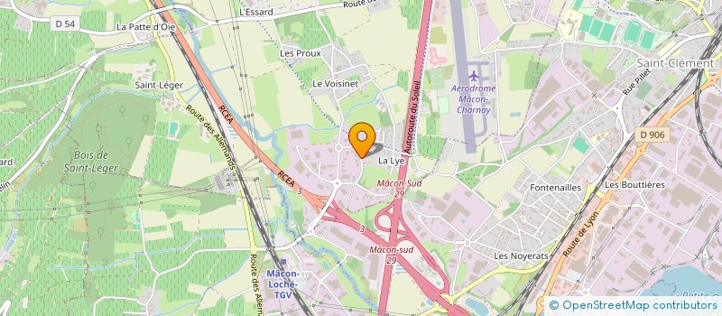 localisation de l'entreprise SIGNAUX GIROD EST  CHARNAY-LES-MACON