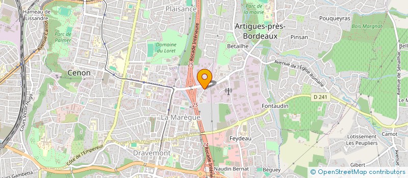 localisation de l'entreprise SIGNAUX GIROD OUEST  ARTIGUES-PRES-BORDEAUX