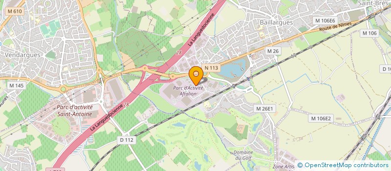 localisation de l'entreprise SIGNAUX GIROD SUD à BAILLARGUES