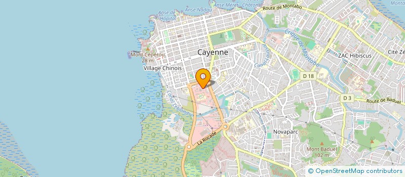 localisation de l'entreprise SIGNAUX GUYANE  MATOURY