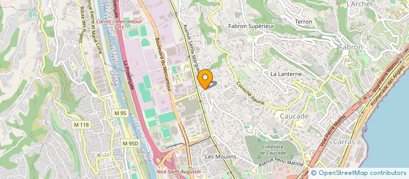 localisation de l'entreprise SIGNAZUR à NICE