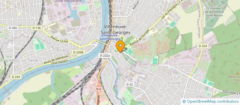 localisation de l'entreprise SIGNE à VILLENEUVE-SAINT-GEORGES