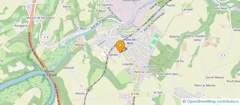 localisation de l'entreprise SIGNE AVEC NANIE  PONT-DE-BUIS-LES-QUIMERCH