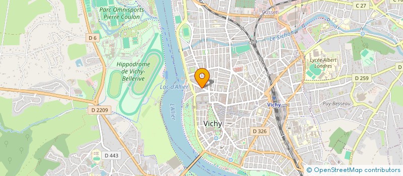 localisation de l'entreprise SIGNE ET SENS à VICHY