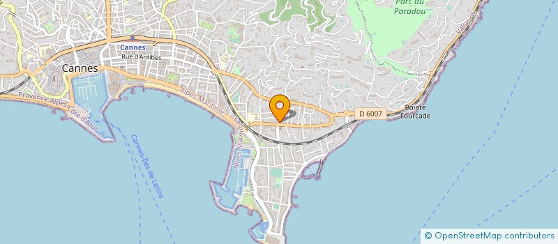 localisation de l'entreprise SIGNE INTERIEUR à CANNES