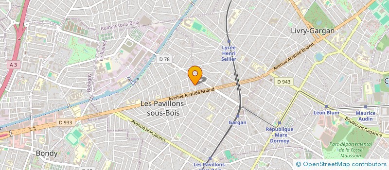 localisation de l'entreprise SIGNE JARDINS à LES PAVILLONS-SOUS-BOIS
