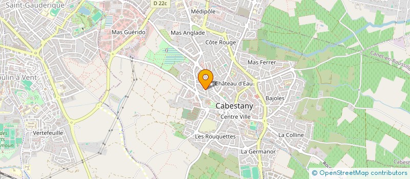 localisation de l'entreprise SIGNE PETIT LOUP FORMATION  CABESTANY