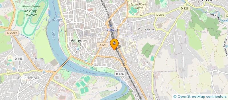 localisation de l'entreprise SIGNE TA PSYCHOMOT' à VICHY