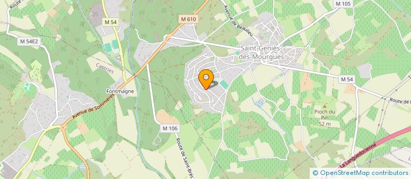 localisation de l'entreprise SIGNE THIERRY DENIER ARCHITECTURE  SAINT-GENIES-DES-MOURGUES