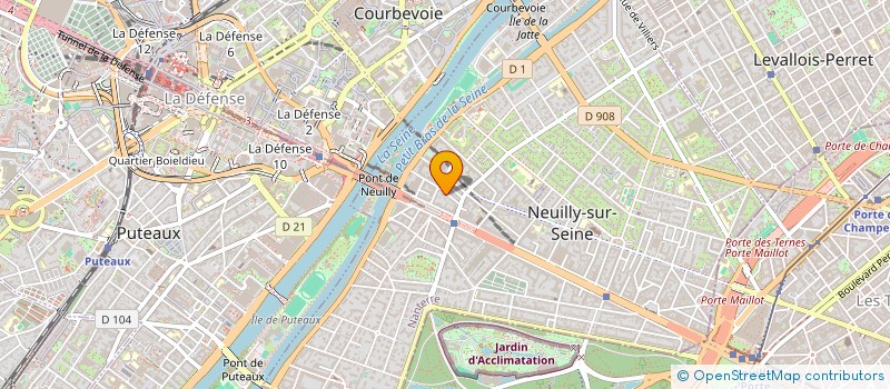 localisation de l'entreprise SIGNECINE  NEUILLY SUR SEINE