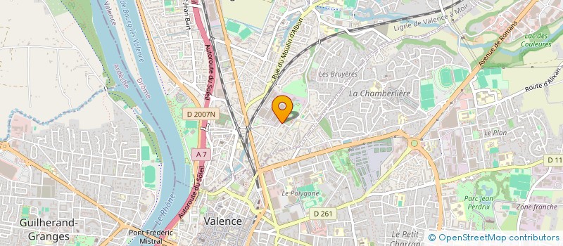 localisation de l'entreprise SIGNECO à BOURG-LES-VALENCE